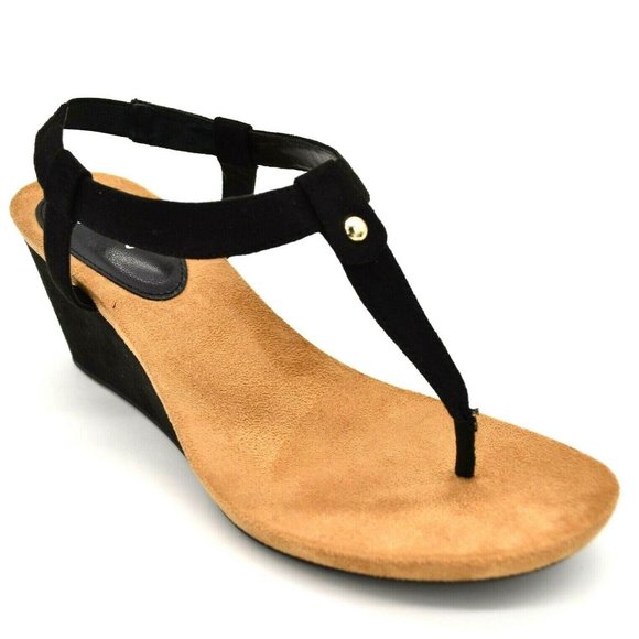 toe thong wedge sandals